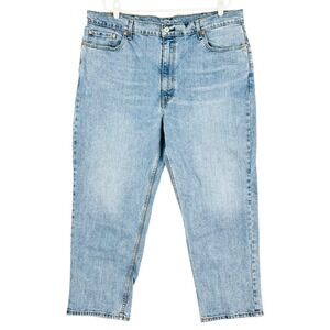 Levis 550 Men's Relaxed Fit Stretch Straight Leg Blue Denim Jeans 42x30 (41x29)